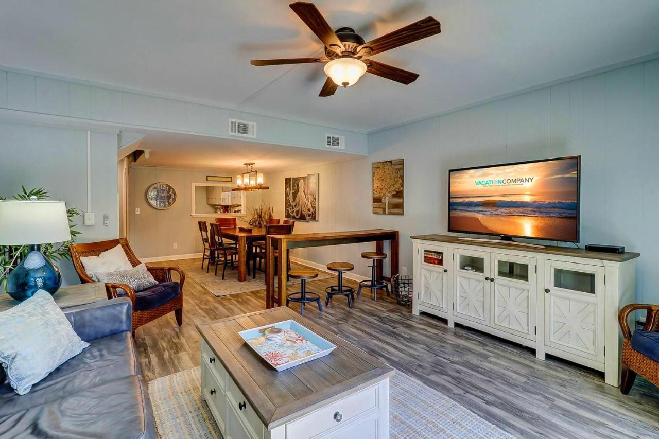 Ocean Villas Deluxe - Oceanfront Villa - Steps To Beach - Great Location - Heated Pool April Hilton Head Island Exterior photo